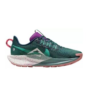 Women's Nike Pegasus Trail 5 Running Shoes- Color Navy/Grape/Violet